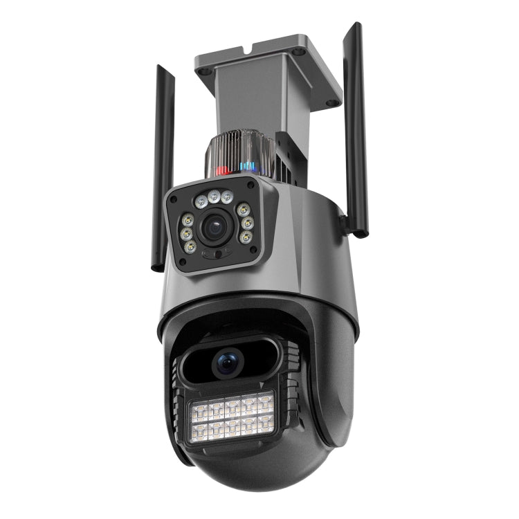 QX81 Reconocimiento humanoide AI Alarma WIFI Esférico Dual Cámara IP de 2MP, AU Plug, US Plug, EU Plug, UK Plug