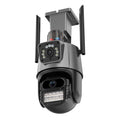 QX81 Reconocimiento humanoide AI Alarma WIFI Esférico Dual Cámara IP de 2MP, AU Plug, US Plug, EU Plug, UK Plug