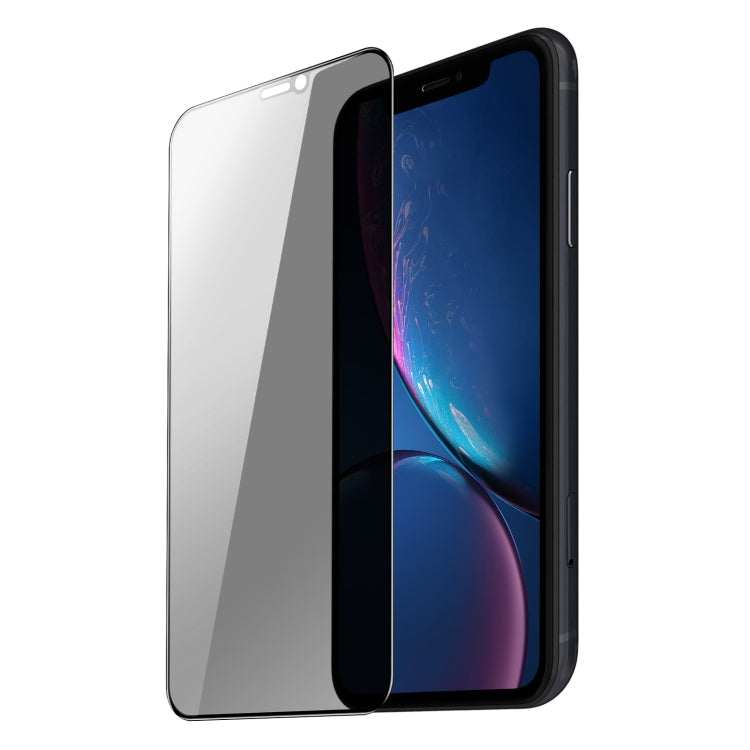 DUX DUCIS 0.33mm 9H Alto Aluminio Anti-spy HD Película de vidrio templado, For iPhone XR