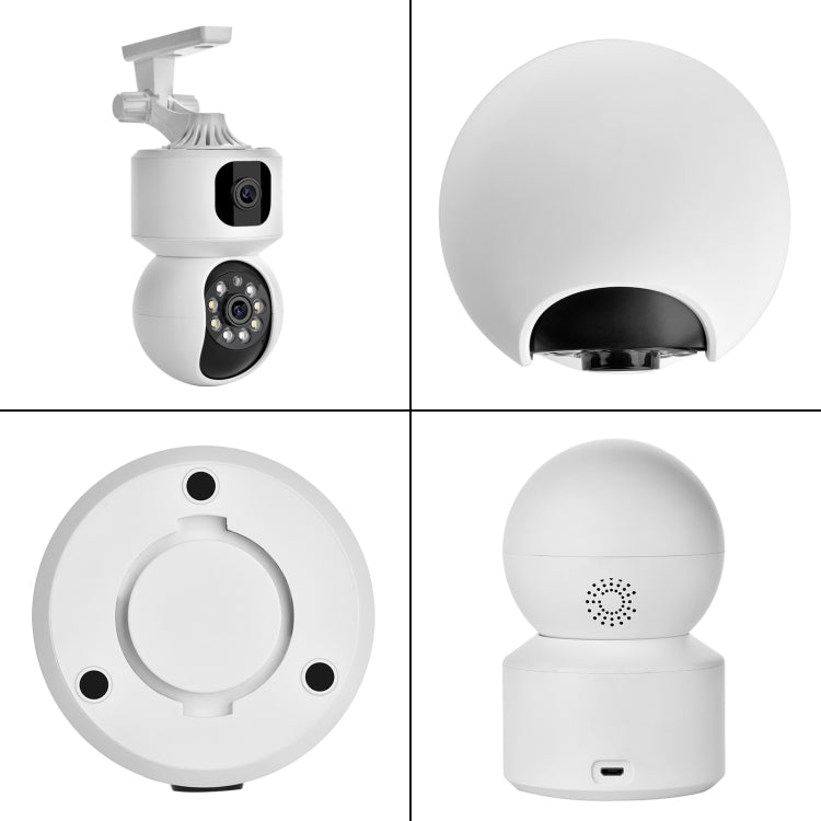 Cámara PTZ inteligente inalámbrica doble YT66 de 2MP, AU Plug, US Plug, EU Plug, UK Plug