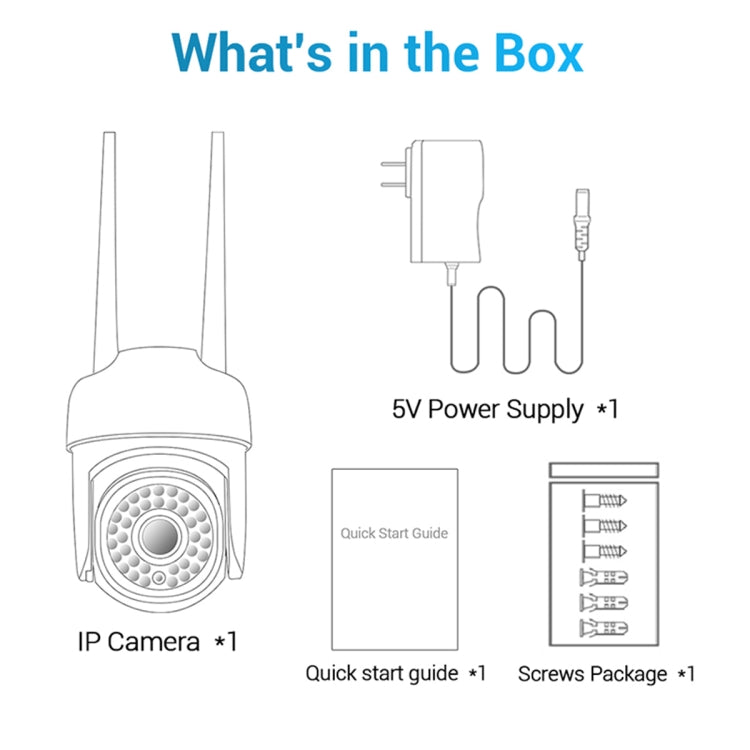 ESCAM PVR007 3MP Smart HD WiFi Camera Support Visión nocturna a todo color / Detección de movimiento / Alarma de sonido / Tarjeta TF, PVR007