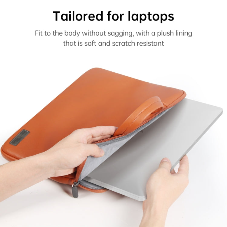 Bolsa interior impermeable para computadora portátil de PU, 13 / 14 inch, 15 inch