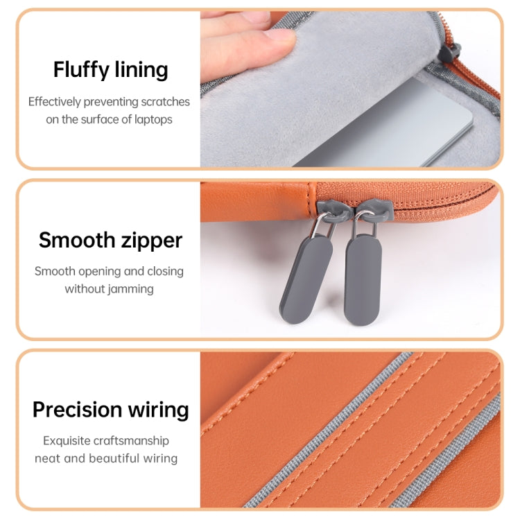 Bolsa interior impermeable para computadora portátil de PU, 13 / 14 inch, 15 inch