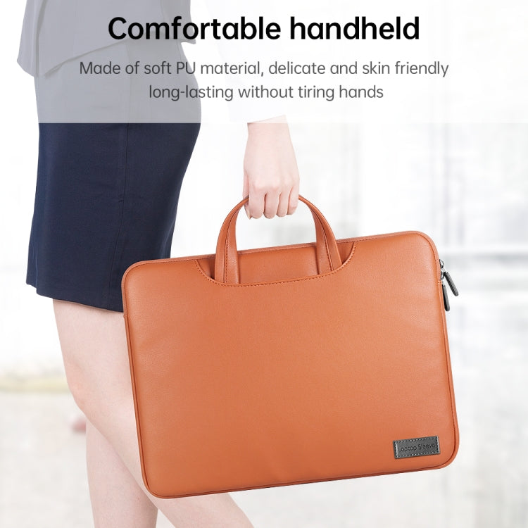 Bolsa interior impermeable para computadora portátil de PU, 13 / 14 inch, 15 inch