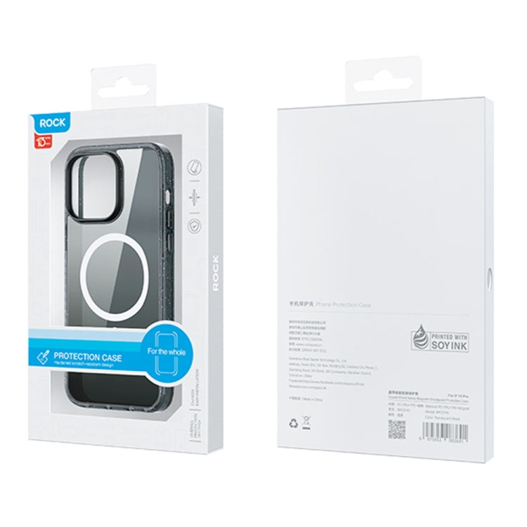 Estuche para teléfono Magsafe a prueba de golpes con armadura de cristal de roca, For iPhone 14 Pro, For iPhone 14 Pro Max