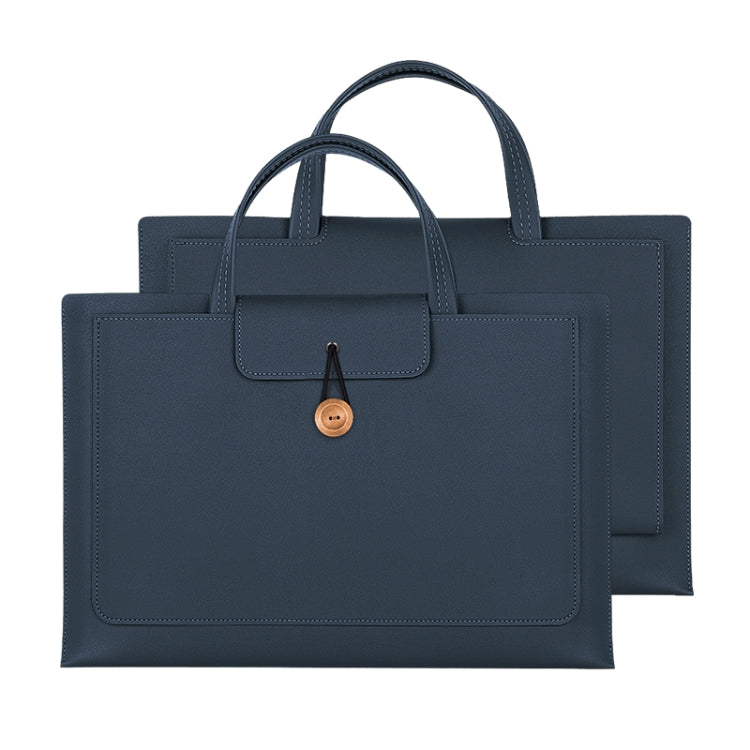Bolsa interna portátil para computadora portátil con botón de hilo elástico universal, 13-14 inch, 15-16 inch