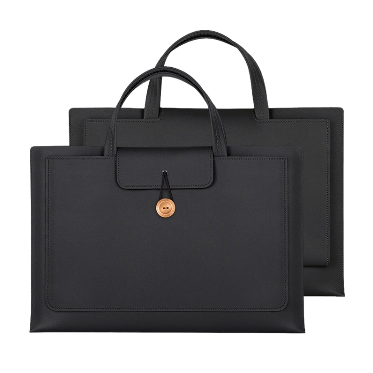 Bolsa interna portátil para computadora portátil con botón de hilo elástico universal, 13-14 inch, 15-16 inch