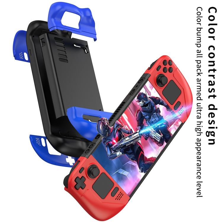 GKK para Steam Deck Contraste de color Funda para consola de juegos anticaída, GKK Case(Black), GKK Case(Red), GKK Case(Blue)