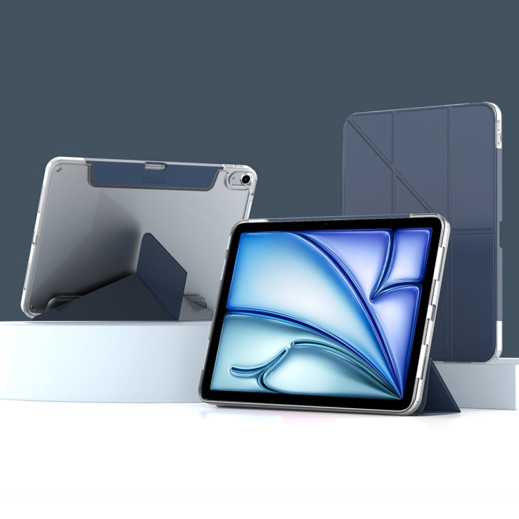 Estuche de tableta de cuero inteligente con soporte de deformación mutua, For iPad Air 13 2026 / 2025 / 2024, For iPad Air 11 2026 / 2025 / 2024, For iPad Pro 13 2025 / 2024, For iPad Pro 11 2025 / 2024, For iPad 2025 / 2022                            ...