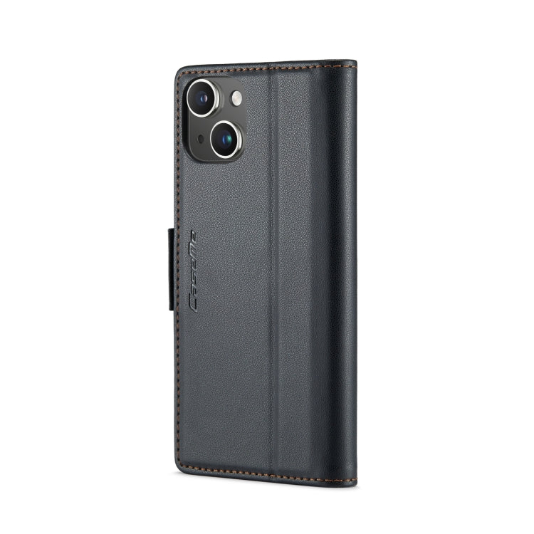 CaseMe 023 Mariposa Hebilla Litchi Textura RFID Funda de cuero antirrobo para teléfono, For iPhone 14, For iPhone 15 Pro Max, For iPhone 14 Plus, For iPhone 15 Pro, For iPhone 14 Pro, For iPhone 15 Plus, For iPhone 14 Pro Max, For iPhone 15
