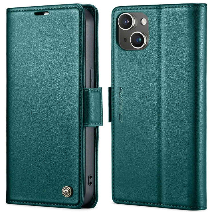CaseMe 023 Mariposa Hebilla Litchi Textura RFID Funda de cuero antirrobo para teléfono, For iPhone 14, For iPhone 15 Pro Max, For iPhone 14 Plus, For iPhone 15 Pro, For iPhone 14 Pro, For iPhone 15 Plus, For iPhone 14 Pro Max, For iPhone 15