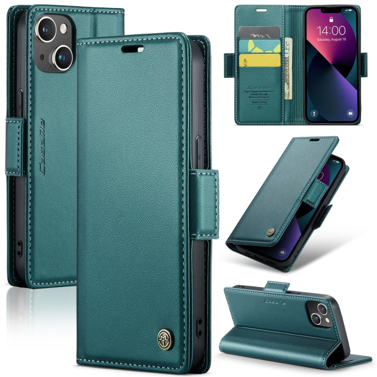 CaseMe 023 Mariposa Hebilla Litchi Textura RFID Funda de cuero antirrobo para teléfono, For iPhone 14, For iPhone 15 Pro Max, For iPhone 14 Plus, For iPhone 15 Pro, For iPhone 14 Pro, For iPhone 15 Plus, For iPhone 14 Pro Max, For iPhone 15