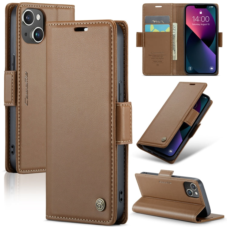 CaseMe 023 Mariposa Hebilla Litchi Textura RFID Funda de cuero antirrobo para teléfono, For iPhone 13, For iPhone 13 mini, For iPhone 13 Pro, For iPhone 13 Pro Max, For iPhone 12 / 12 Pro, For iPhone 12 Pro Max, For iPhone 12 mini, For iPhone 11