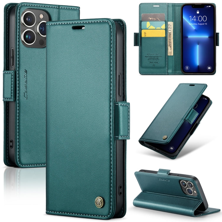 CaseMe 023 Mariposa Hebilla Litchi Textura RFID Funda de cuero antirrobo para teléfono, For iPhone 13, For iPhone 13 mini, For iPhone 13 Pro, For iPhone 13 Pro Max, For iPhone 12 / 12 Pro, For iPhone 12 Pro Max, For iPhone 12 mini, For iPhone 11