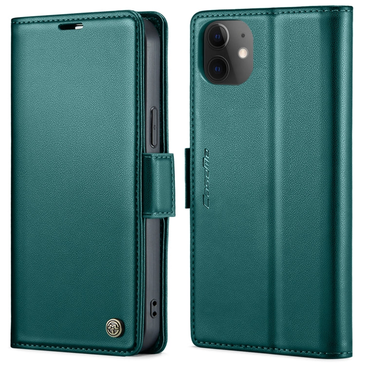 CaseMe 023 Mariposa Hebilla Litchi Textura RFID Funda de cuero antirrobo para teléfono, For iPhone 13, For iPhone 13 mini, For iPhone 13 Pro, For iPhone 13 Pro Max, For iPhone 12 / 12 Pro, For iPhone 12 Pro Max, For iPhone 12 mini, For iPhone 11