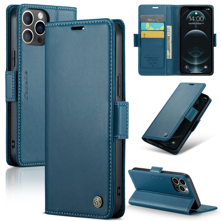 CaseMe 023 Mariposa Hebilla Litchi Textura RFID Funda de cuero antirrobo para teléfono, For iPhone 13, For iPhone 13 mini, For iPhone 13 Pro, For iPhone 13 Pro Max, For iPhone 12 / 12 Pro, For iPhone 12 Pro Max, For iPhone 12 mini, For iPhone 11