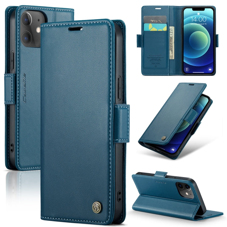 CaseMe 023 Mariposa Hebilla Litchi Textura RFID Funda de cuero antirrobo para teléfono, For iPhone 13, For iPhone 13 mini, For iPhone 13 Pro, For iPhone 13 Pro Max, For iPhone 12 / 12 Pro, For iPhone 12 Pro Max, For iPhone 12 mini, For iPhone 11