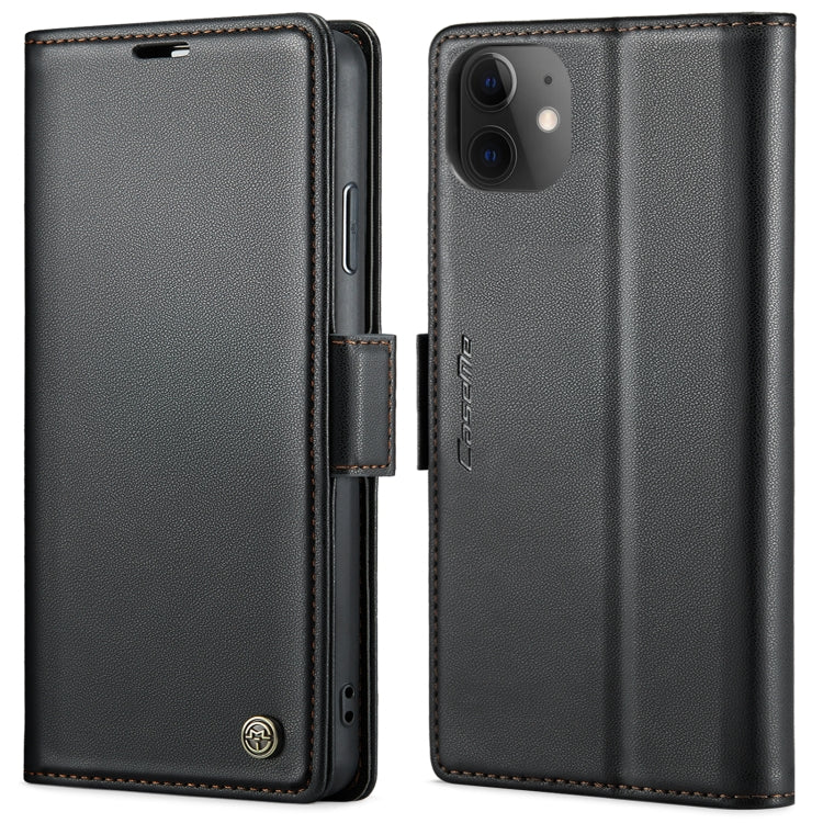 CaseMe 023 Mariposa Hebilla Litchi Textura RFID Funda de cuero antirrobo para teléfono, For iPhone 13, For iPhone 13 mini, For iPhone 13 Pro, For iPhone 13 Pro Max, For iPhone 12 / 12 Pro, For iPhone 12 Pro Max, For iPhone 12 mini, For iPhone 11