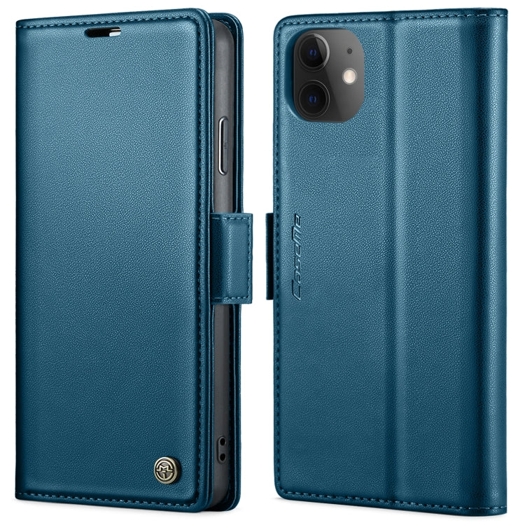CaseMe 023 Mariposa Hebilla Litchi Textura RFID Funda de cuero antirrobo para teléfono, For iPhone 13, For iPhone 13 mini, For iPhone 13 Pro, For iPhone 13 Pro Max, For iPhone 12 / 12 Pro, For iPhone 12 Pro Max, For iPhone 12 mini, For iPhone 11