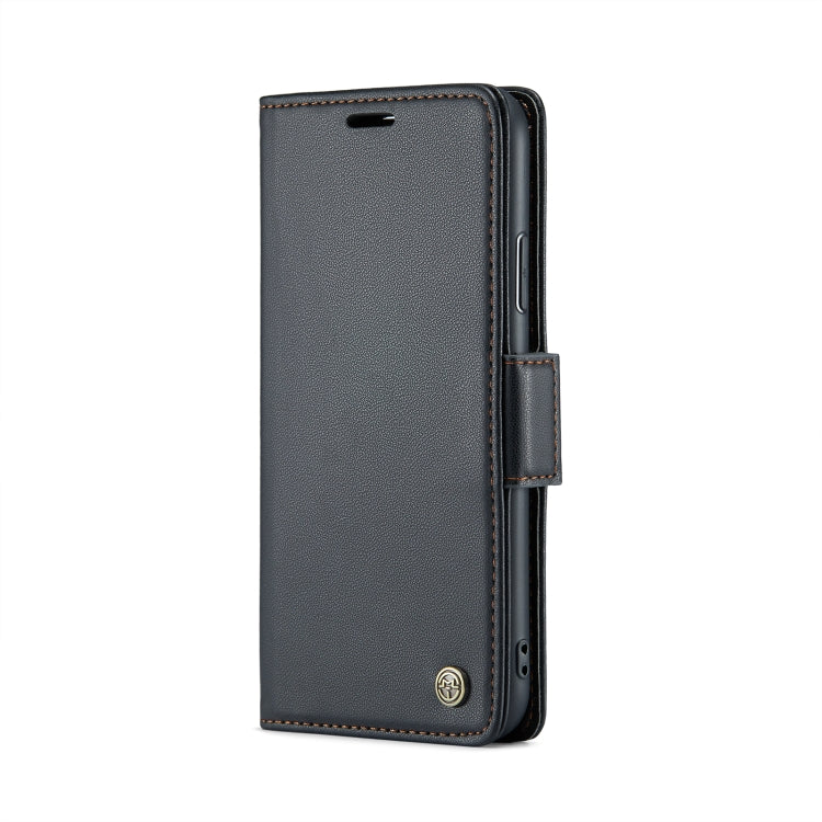 CaseMe 023 Mariposa Hebilla Litchi Textura RFID Funda de cuero antirrobo para teléfono, For iPhone 11 Pro, For iPhone 11 Pro Max, For iPhone XS Max, For iPhone XS, For iPhone XR, For iPhone SE 2022/SE 2020/6/7/8, For iPhone 6 Plus/7 Plus/8 Plus
