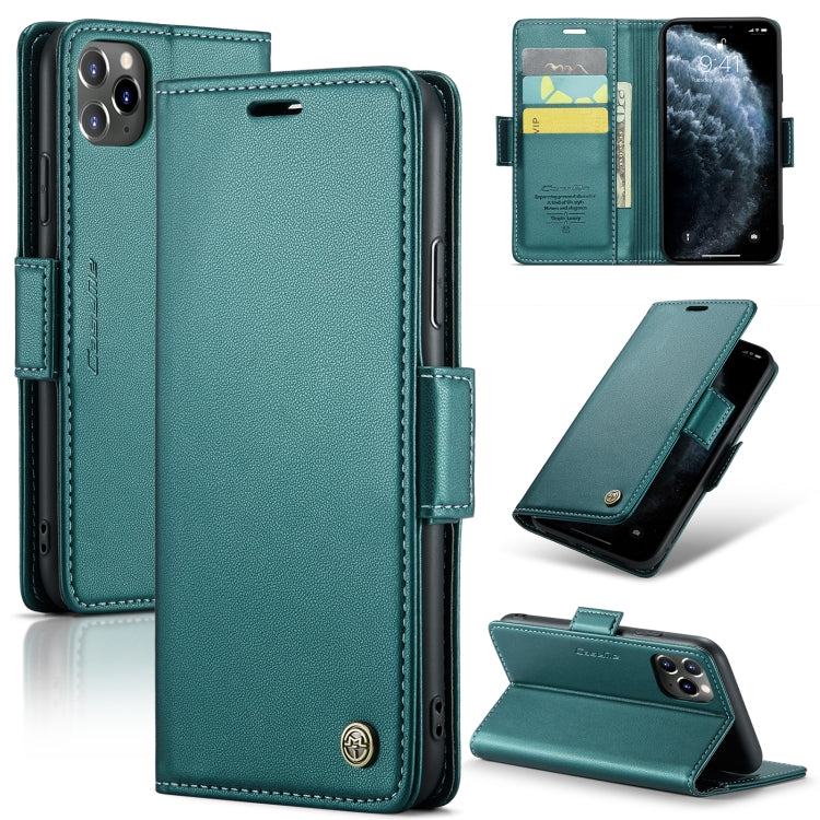 CaseMe 023 Mariposa Hebilla Litchi Textura RFID Funda de cuero antirrobo para teléfono, For iPhone 11 Pro, For iPhone 11 Pro Max, For iPhone XS Max, For iPhone XS, For iPhone XR, For iPhone SE 2022/SE 2020/6/7/8, For iPhone 6 Plus/7 Plus/8 Plus