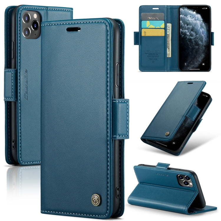 CaseMe 023 Mariposa Hebilla Litchi Textura RFID Funda de cuero antirrobo para teléfono, For iPhone 11 Pro, For iPhone 11 Pro Max, For iPhone XS Max, For iPhone XS, For iPhone XR, For iPhone SE 2022/SE 2020/6/7/8, For iPhone 6 Plus/7 Plus/8 Plus