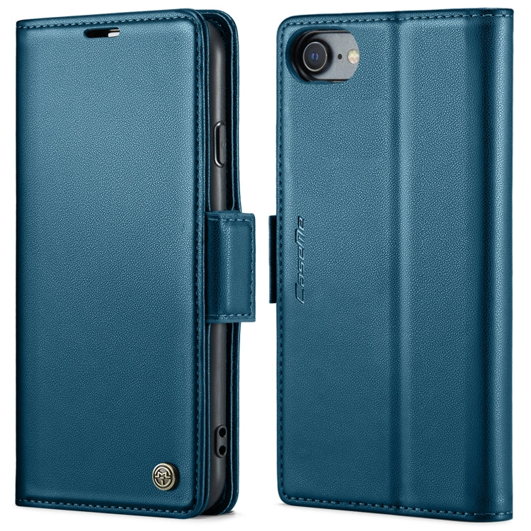 CaseMe 023 Mariposa Hebilla Litchi Textura RFID Funda de cuero antirrobo para teléfono, For iPhone 11 Pro, For iPhone 11 Pro Max, For iPhone XS Max, For iPhone XS, For iPhone XR, For iPhone SE 2022/SE 2020/6/7/8, For iPhone 6 Plus/7 Plus/8 Plus