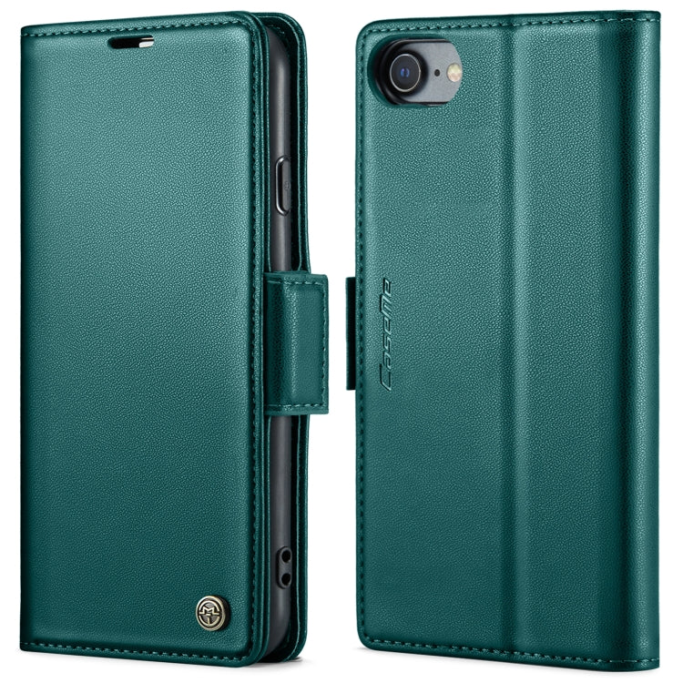 CaseMe 023 Mariposa Hebilla Litchi Textura RFID Funda de cuero antirrobo para teléfono, For iPhone 11 Pro, For iPhone 11 Pro Max, For iPhone XS Max, For iPhone XS, For iPhone XR, For iPhone SE 2022/SE 2020/6/7/8, For iPhone 6 Plus/7 Plus/8 Plus