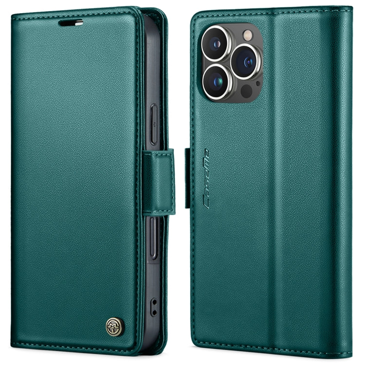 CaseMe 023 Mariposa Hebilla Litchi Textura RFID Funda de cuero antirrobo para teléfono, For iPhone 14, For iPhone 15 Pro Max, For iPhone 14 Plus, For iPhone 15 Pro, For iPhone 14 Pro, For iPhone 15 Plus, For iPhone 14 Pro Max, For iPhone 15