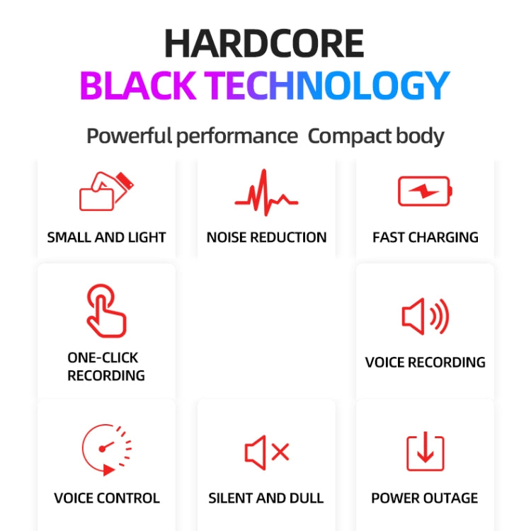 Grabadora de voz de voz de control inteligente con reducción de ruido HD ultrafina JNN M2, 4GB, 8GB, 16GB, 32GB, 64GB