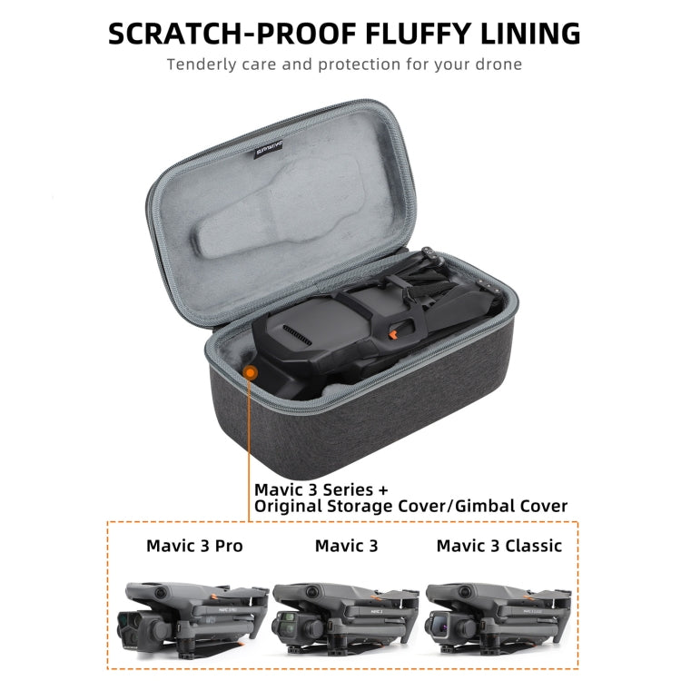 Bolso de mano con bolsa de almacenamiento Sunnylife, For DJI Mavic 3 Classic / 3 Kit Bag, For DJI Mavic 3 Classic / 3 Drone Body Bag