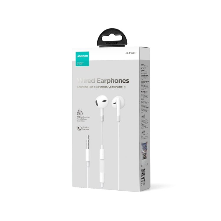 JOYROOM JR-EW01 Auricular con cable medio intrauditivo de 3,5 mm, longitud: 1,2 m, JR-EW01