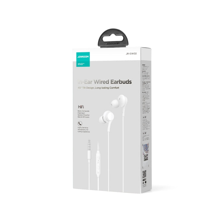 JOYRO0M JR-EW02 Auricular intrauditivo con cable de 3,5 mm, longitud: 1,2 m, JR-EW02