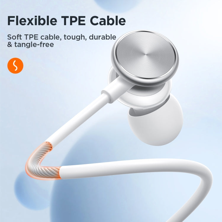 JOYROOM JR-EW03 Auricular con cable de metal en la oreja de 3,5 mm, longitud: 1,2 m