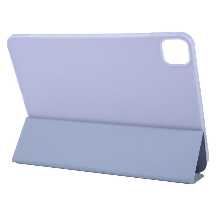 Estuche para tableta de cuero con tapa a prueba de golpes GEBEI con 3 pliegues, For iPad Air 13 2026 / 2025 / 2024, For iPad Air 11 2026 / 2025 / 2024, For iPad Pro 13 2025 / 2024, For iPad Pro 11 2025 / 2024, For iPad 9.7 2018 & 2017 / Air / Air2