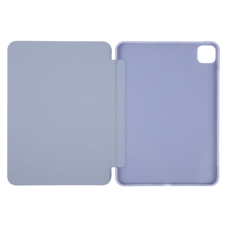 Estuche para tableta de cuero con tapa a prueba de golpes GEBEI con 3 pliegues, For iPad Air 13 2026 / 2025 / 2024, For iPad Air 11 2026 / 2025 / 2024, For iPad Pro 13 2025 / 2024, For iPad Pro 11 2025 / 2024, For iPad 9.7 2018 & 2017 / Air / Air2