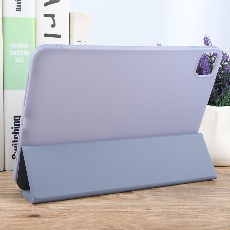 Estuche para tableta de cuero con tapa a prueba de golpes GEBEI con 3 pliegues, For iPad Air 13 2026 / 2025 / 2024, For iPad Air 11 2026 / 2025 / 2024, For iPad Pro 13 2025 / 2024, For iPad Pro 11 2025 / 2024, For iPad 9.7 2018 & 2017 / Air / Air2