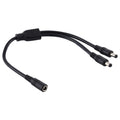 5,5 x 2,1 mm hembra a macho enchufe DC Power Splitter adaptador cable de alimentación, 30cm, 70cm