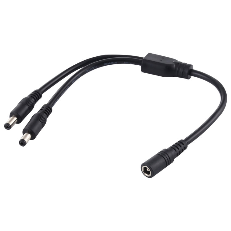 5,5 x 2,1 mm hembra a macho enchufe DC Power Splitter adaptador cable de alimentación, 30cm, 70cm