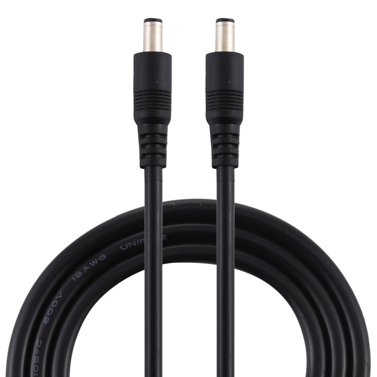 Enchufe de alimentación de CC 5,5 x 2,1 mm Cable de conector de adaptador macho a macho, 50cm, 1m, 1.5m