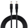 Enchufe de alimentación de CC 5,5 x 2,1 mm Cable de conector de adaptador macho a macho, 50cm, 1m, 1.5m
