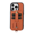 Funda para teléfono con tarjetero RFID de fibra de carbono ABEEL, For iPhone 15 Pro Max, For iPhone 15 Pro, For iPhone 14 Pro, For iPhone 14 Pro Max, For iPhone 13 Pro Max, For iPhone 13 Pro