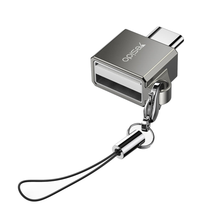 Yesido GS08 Type-C a USB 3.0 OTG Mini adaptador de conector con llavero