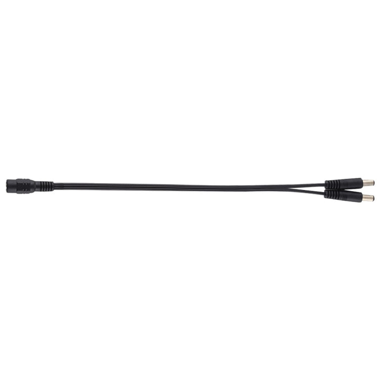 5,5 x 2,1 mm, 1 a 2 hembra a macho, adaptador divisor de alimentación de CC, cable de alimentación, longitud del cable: 30 cm
