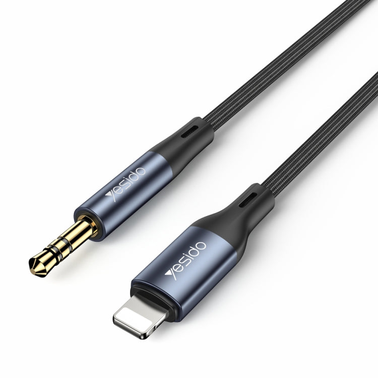 Yesido YAU35 Cable adaptador de audio auxiliar de 8 pines a 3,5 mm, YAU35