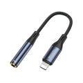 Yesido YAU37 Adaptador de audio hembra de 8 pines a 3,5 mm, YAU37