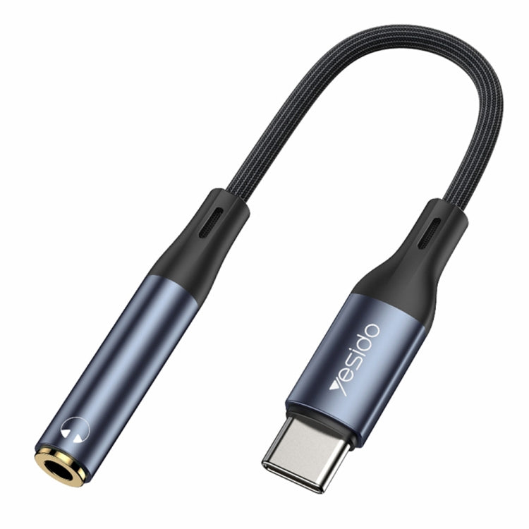 Yesido YAU38 Tipo-C a adaptador de audio hembra de 3,5 mm, YAU38