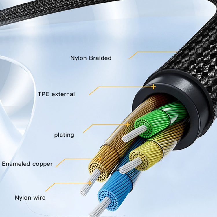 Yesido YAU38 Tipo-C a adaptador de audio hembra de 3,5 mm, YAU38
