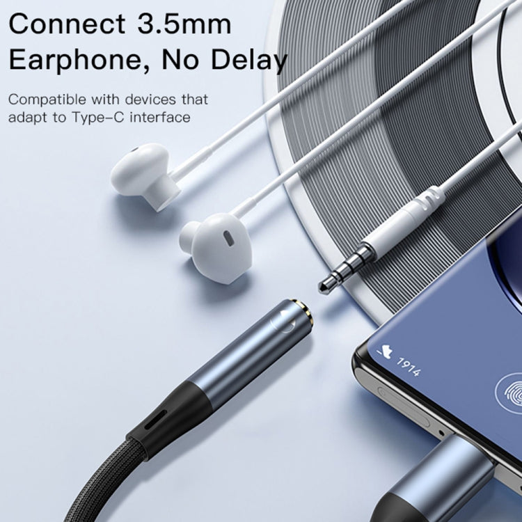 Yesido YAU38 Tipo-C a adaptador de audio hembra de 3,5 mm, YAU38