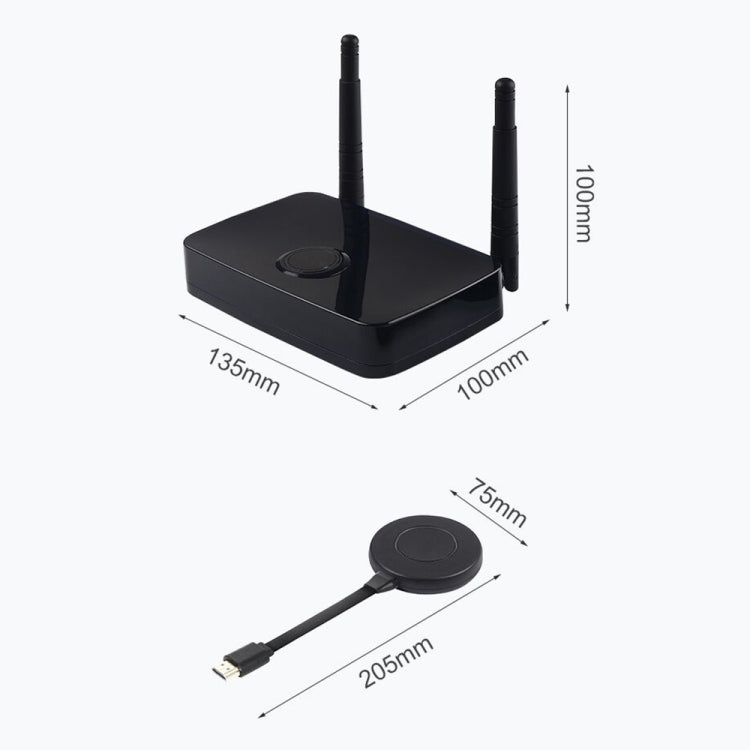 Measy UHD200 Transmisor y receptor inalámbrico HDMI, distancia de transmisión: 100 m, Wireless Transmitter and Receiver 100m